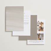 "Romantic Wreath" - Wedding Invitations in Chantilly by Wildfield Paper Co - Back of Card Options