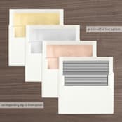 "Sparkle + Shine" - Wedding Invitations in Golden by Kristie Kern - Envelope Liner Options