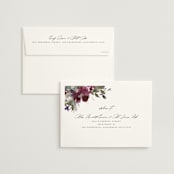 "Fleur" - Wedding Invitations in Blush by Lori Wemple - FREE Recipient Addressing