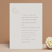 "Tradition" - Wedding Invitations in Almond by Leah Bisch - Front