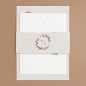 "Tradition" - Wedding Invitations in Almond by Leah Bisch - Assembled