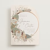 "Jasmine" - Wedding Invitations in Dusk by Susan Moyal - Front