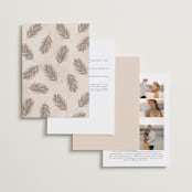 "Jasmine" - Wedding Invitations in Dusk by Susan Moyal - Back of Card Options