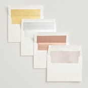 "Jasmine" - Wedding Invitations in Dusk by Susan Moyal - Envelope Liner Options
