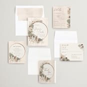 "Jasmine" - Wedding Invitations in Dusk by Susan Moyal - Invitation Suite