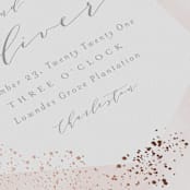 "Sparkling Champagne" - Wedding Invitations in Blush by Kristie Kern - Close-Up
