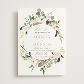 "Country Garden" - Wedding Invitations in Verdant by Susan Moyal - Front