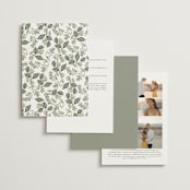 "Country Garden" - Wedding Invitations in Verdant by Susan Moyal - Back of Card Options