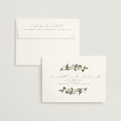 "Country Garden" - Wedding Invitations in Verdant by Susan Moyal - FREE Recipient Addressing