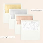 "Modern Marble" - Wedding Invitations in Cloud by Kelly Schmidt - Envelope Liner Options