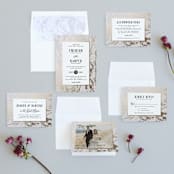 "Modern Marble" - Wedding Invitations in Cloud by Kelly Schmidt - Invitation Suite