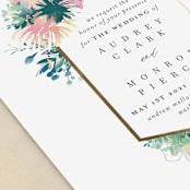 "Pretty Wildflowers" - Wedding Invitations in Garden by Lori Wemple - Close-Up