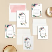 "Pretty Wildflowers" - Wedding Invitations in Garden by Lori Wemple - Invitation Suite