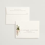"Floral Tribute" - Wedding Invitations in Moss by Chris Griffith - FREE Recipient Addressing