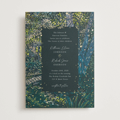 "By the Creek" - Wedding Invitations in Emerald by Becky Nimoy - Front