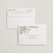 "By the Creek" - Wedding Invitations in Emerald by Becky Nimoy - FREE Recipient Addressing
