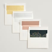 "By the Creek" - Wedding Invitations in Emerald by Becky Nimoy - Envelope Liner Options