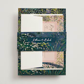"By the Creek" - Wedding Invitations in Emerald by Becky Nimoy - Assembled with Belly Band