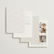 "gathering" - Wedding Invitations in Smoke by Olivia Raufman - Back of Card Options