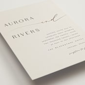 "gathering" - Wedding Invitations in Smoke by Olivia Raufman - Detail