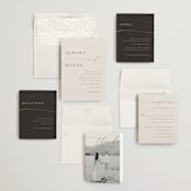 "gathering" - Wedding Invitations in Smoke by Olivia Raufman - Invitation Suite