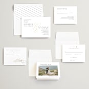 "Fantasia" - Wedding Invitations in Sugar by Jessica Williams - Invitation Suite