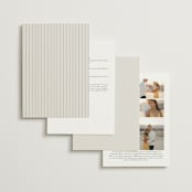"Surround" - Wedding Invitations in Sand by Nicole Walsh - Back of Card Options