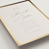 "Surround" - Wedding Invitations in Sand by Nicole Walsh - Detail