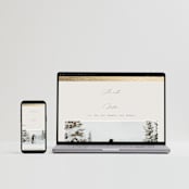 "Surround" - Wedding Invitations in Sand by Nicole Walsh - FREE Wedding Website