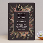 "Sunset Florals" - Wedding Invitations in Copper by Susan Moyal - Front