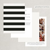 "Elegant Announcement" - Wedding Invitations in Vanilla by Kelly Schmidt - Back of Card