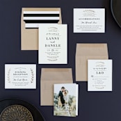"Elegant Announcement" - Wedding Invitations in Vanilla by Kelly Schmidt - Invitation Suite