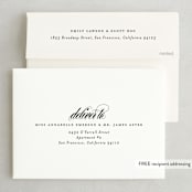 "Bold Classic" - Wedding Invitations in Golden by Jessica Williams - FREE Recipient Addressing