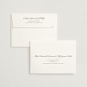 "Lux branch" - Wedding Invitations in Pepper by Stacey Meacham - FREE Recipient Addressing