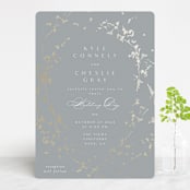 "love drops" - Wedding Invitations in Pale by Phrosné Barwood - Front