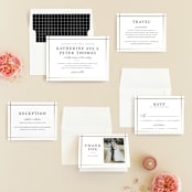 "Formal Affair" - Wedding Invitations in Cloud by Stacey Meacham - Invitation Suite