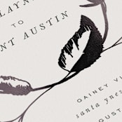 "Halcyon" - Wedding Invitations in Tuxedo by Leah Bisch - Close-Up