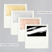 "Halcyon" - Wedding Invitations in Tuxedo by Leah Bisch - Envelope Liner Options