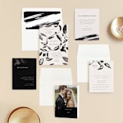 "Halcyon" - Wedding Invitations in Tuxedo by Leah Bisch - Invitation Suite
