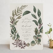 "evergreen" - Wedding Invitations in Shamrock by Leah Bisch - Front