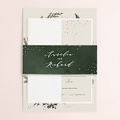 "evergreen" - Wedding Invitations in Shamrock by Leah Bisch - Assembled