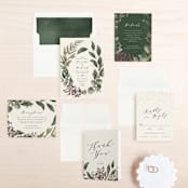 "evergreen" - Wedding Invitations in Shamrock by Leah Bisch - Invitation Suite