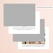 "lili" - Wedding Invitations in Ash by Lori Wemple - Back of Card