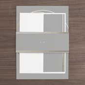 "lili" - Wedding Invitations in Ash by Lori Wemple - Assembled