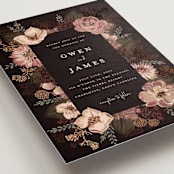 "Embracing" - Wedding Invitations in Autumn by Susan Moyal - Close-Up