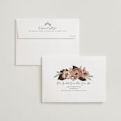 "Embracing" - Wedding Invitations in Autumn by Susan Moyal - FREE Recipient Addressing