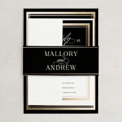 "Formal" - Wedding Invitations in Onyx by Jessica Williams - Assembled