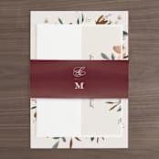 "harvest" - Wedding Invitations in Eggshell by Leah Bisch - Assembled