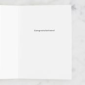 "Futura" - Single Greeting Cards in Blush by Carly Reed Walker - Interior