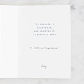 "Beyond Words" - Single Greeting Cards in Retro by Baumbirdy - Customizable Interior Example